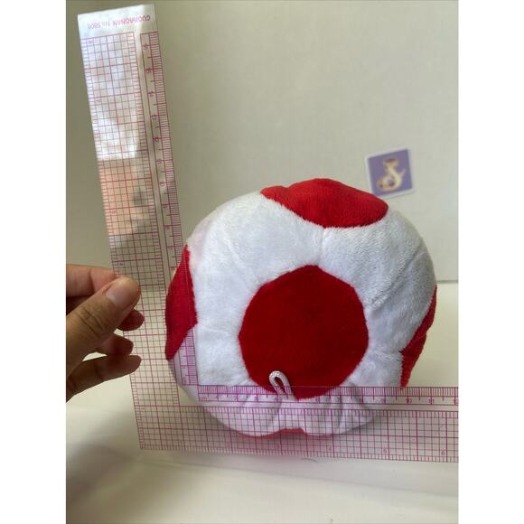 Super Mario Bros. Toad Mushroom Plush Stuffed Animal Toy Doll - Picture 6 of 10